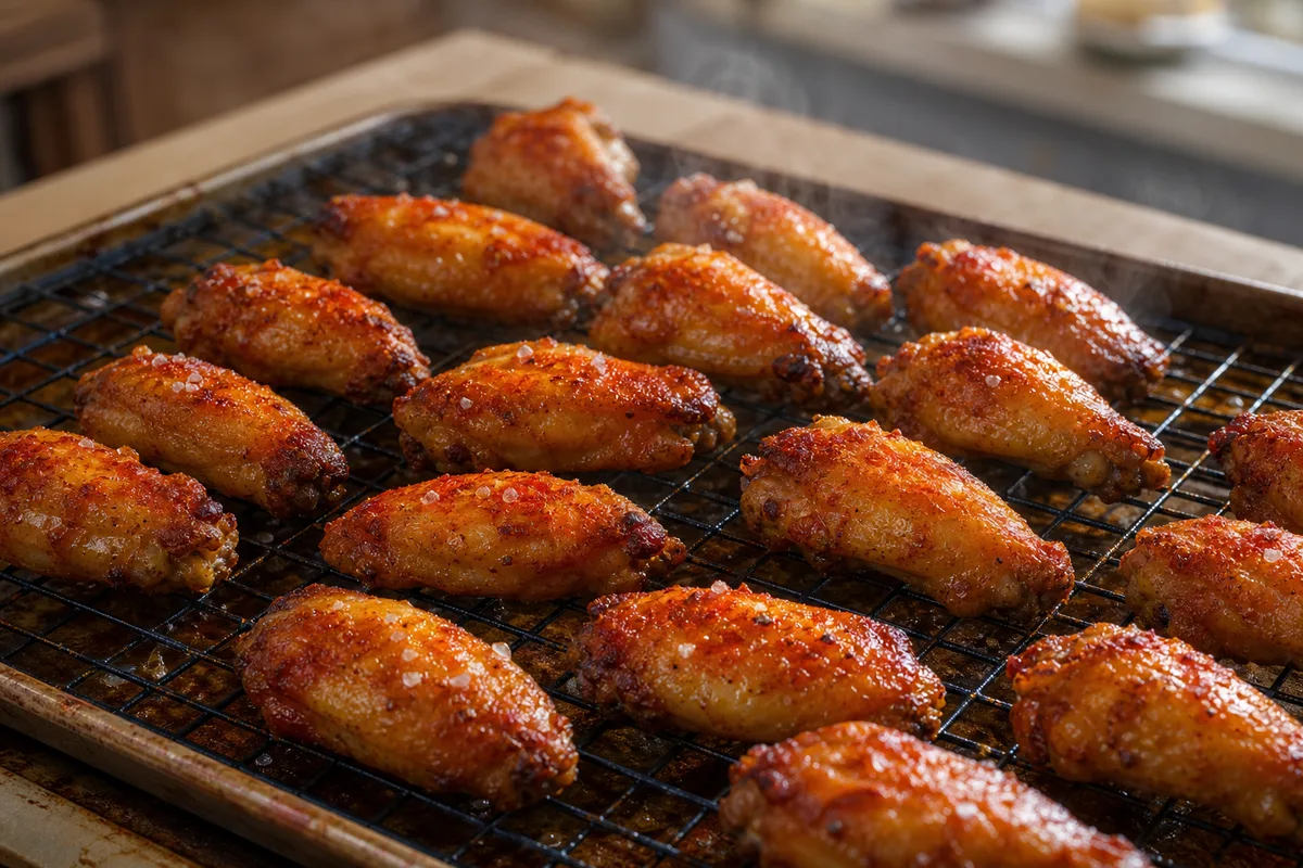 Ailes de poulet au four : la peau qui croustille
