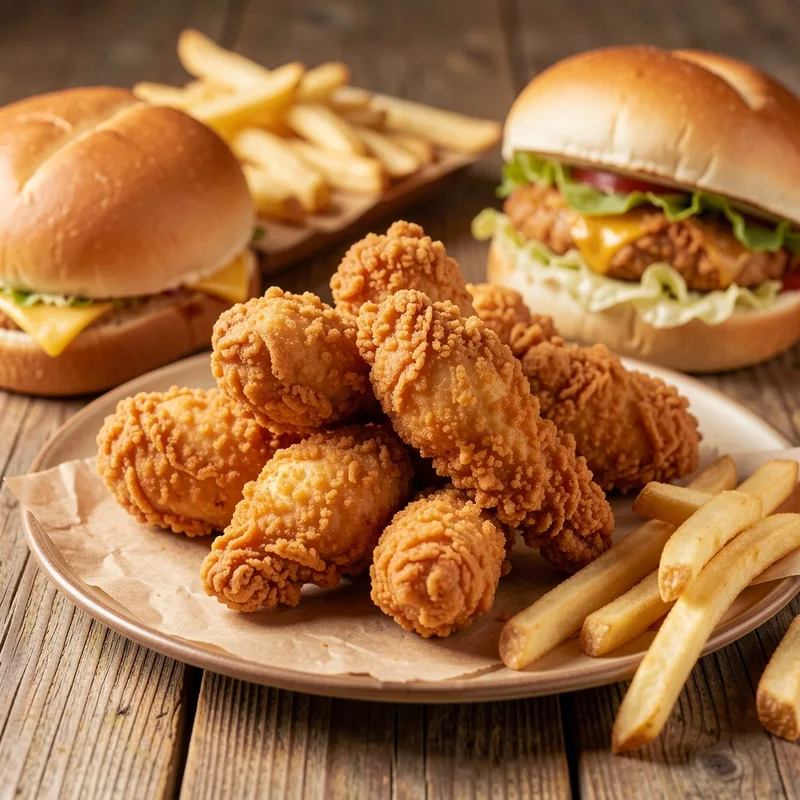 Nuggets de poulet maison croustillants et moelleux